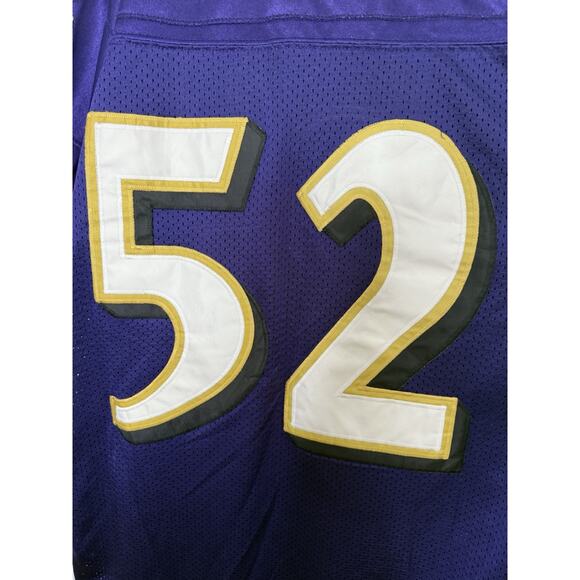 Reebok Premier Triple Stitched Ray Lewis Baltimore Ravens Jersey Mens Size 50 - Picture 6 of 8